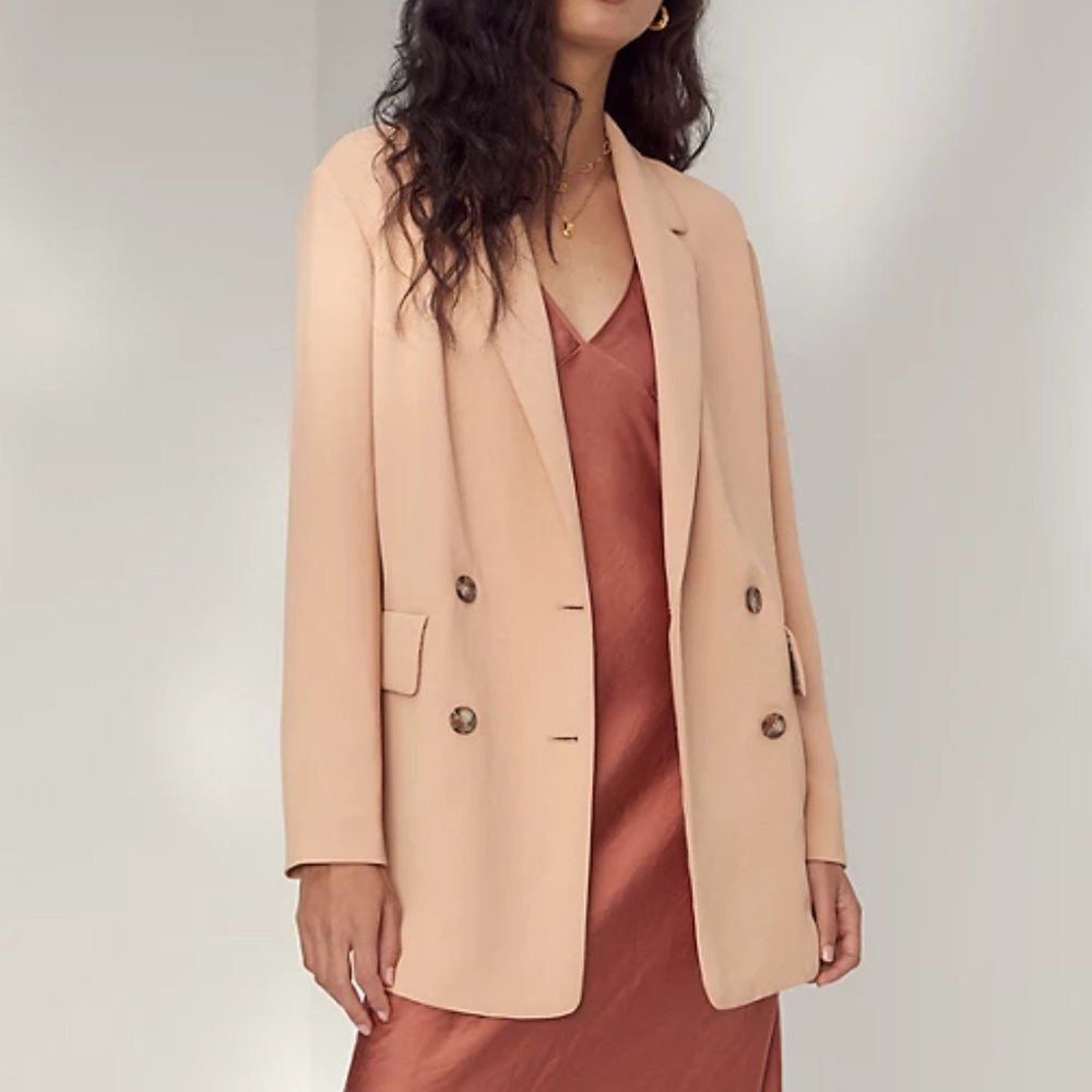 Aritzia Wilfred Cherrelle Blazer in Stockings Beige, Women’s XS